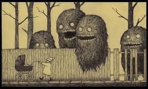 In his spare time, he creates these terrifying drawings of monsters that although they are incredibly creative, they seem to have emerged from the worst of nightmares. What If Edward Gorey Drew Lovecraft S Unspeakable Horrors Monster Drawing Art Creepy Pictures