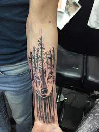 Wolf Forearm Tattoo Half Done With Three Hours Left To Go Wolf Forearm Tattoo Tattoos Great Tattoos