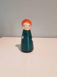 Merida Peg Doll Disney Princess Brave Peg Doll Peg Dolls Dolls Hand Painted