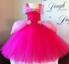 Sleeping Beauty Princess Aurora Disney Princess Birthday Party Tutu Dress Costume Dres Princess Tutu Dresses Fancy Dress For Kids Pink Flower Girl Dresses
