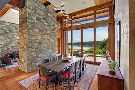 Shop our large range of stone decoration. Beautiful House Of Wood Stone And Steel On Bainbridge Island