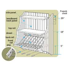 Diy revamp kitchen cabis lovely lysekil brass plate hack ideas plane kitchen cabinets for out of square wall kitchen plate storage. How To Build A Plate Rack This Old House