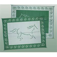 Rv patio awning mat reversible outdoor rug 9x12 black silver wave 9x12sw. Patio Mats 9x12 Reversible Mat Horse Design 158202 Rv Outdoor Furnishings At Sportsman S Guide