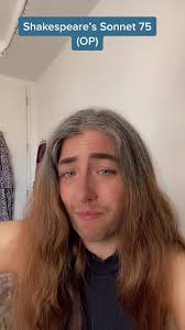Sonnet 75 #shakespeare #neurodivergent #actor #sonnet #poetry  #OriginalPronunciation #LinguisticArchaeology #accent #shakestok  #SmarmyFilter