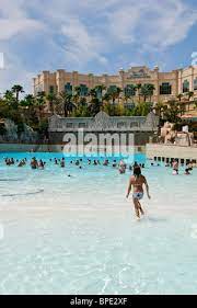 Mandalay Bay Resort Wave Pool Young Body Surfer Stock Photo Alamy