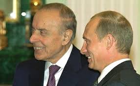 President Vladimir Putin held negotiations with Azerbaijan's President  Heidar Aliyev • President of Russia