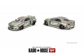 Kaidohouse x MINI GT Nissan Skyline GT-R (R34) Kaido Works V4 - TOY STREET  HK