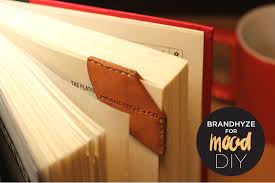 If you purchase something it's made to cover a standard composition book and it's packed with features like a snap front cover, an elastic bookmark, and pockets for notes and pens. Mood Diy Leather Bookmark Mood Sewciety