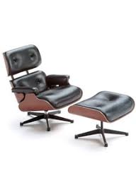 Vitra Miniature 5 5 Inch Eames Lounge Chair And Ottoman Stardust