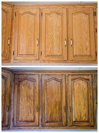 Diy Staining Oak Cabinets Eclectic Spark Staining Oak Cabinets Stained Kitchen Cabinets Kitchen Cabinet Plans