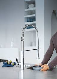 Grohe 31380dc0 Supersteel K7 Pre Rinse Kitchen Faucet With 2 Function Toggle Sprayer Kitchen Faucet Grohe Kitchen Faucet Black Kitchen Faucets