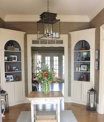 Before And After Of The Foyer Dining Room Corner Corner Cabinet Dining Room Dining Room Remodel