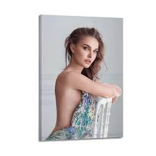 Amazon.com: ZaLiX Actor Or Actress Natalie Portman Poster Sexy Poster Album  Art Decor Painting Wall Art Canvas Poster Bedroom Decor Poster ...
