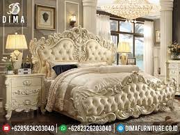 K.mandi utama dalam & bath tub 1 kamar anak lengkap k.tidur build set bunk bed, lemari & meja belajar kitchen set balkon atas untuk kamar utama & anak yg. Set Tempat Tidur Ukiran Mewah Mebel Jepara Gaya Eropa Terbaru Murah Df 0125