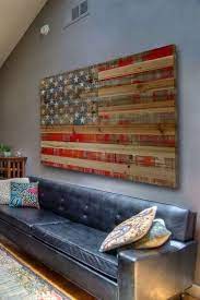 American Dream Brown Distressed Wood Wall Art On Hautelook Distressed Wood Wall Distressed Wood Wall Art Rustic American Flag Decor