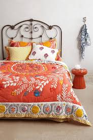 A Dreamy Boho Bed Requires A Conscious Effort Anthropologie Bedding Spring Bedding Sets Bedding Sets