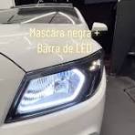 Transformação de Faróis: Máscara Negra para Onix