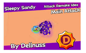 New brawler sandy brawl stars. I Remake Main Attack For Sleepy Sandy Brawlstars