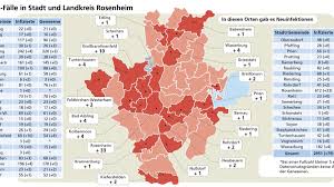 Bei dieser übersicht handelt es sich nicht um aktuelle zahlen, sondern zeigt die zahl der neuinfizierten. Coronavirus In Rosenheim Die Am Starksten Betroffene Stadt Bayerns Rosenheim Stadt