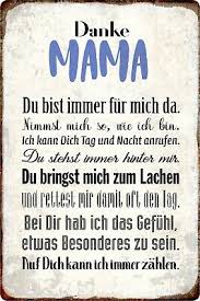 Der mensch, der jedem hilft, weiß wie es ist, keine hilfe zu bekommen. Schild Spruch Danke Mama Immer Da Lachen Besonderes 20 X 30 Cm Blechschild Ebay