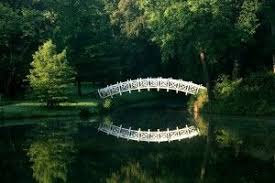 Gartenreich Dessau Worlitz White Bridge At The Lake Saxony Germany Dessau Englischer Landschaftsgarten