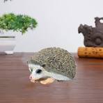 Raindrops 2 Pcs Cartoon Hedgehog Sculptures Decoration Plush Small Figurine