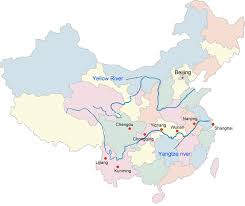 Image Result For Yangtze And Yellow River Map Map Yellow River Art