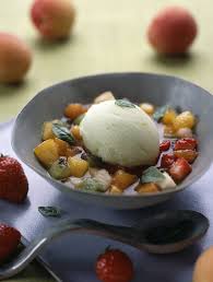 Minestrone De Fruits Au Romarin Et Sorbet Citron Une Salade De Fruits Rafraichissante Et Vitaminee Recette Recettes De Cuisine Salade De Fruits Recette