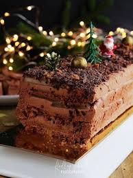 Buche Rustique Pralinee Chocolat Poire Et Speculoos Recette Chocolat Recette Buche Chocolat Recette Gateau Poire