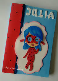 Capa De Caderno Em Eva Infantil Masculino Capa Decorada Ladybug Cadernos Decorados Capa De Caderno Cadernos Personalizados
