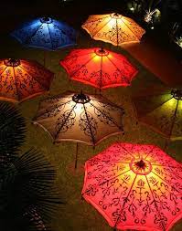 Lighting Up The Night Umbrella Patio Umbrella Lights Umbrella Lights