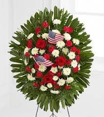 Soldier Salute Standing Spray In Clayton Nj Upscale Flowers By Thomas