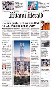 Founded in 1903, the miami herald is a daily broadsheet newspaper headquartered in doral. 300 Biscayne Featured On Front Page Of Miami Herald Greybrook Realty Partners
