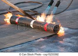 Here at covenant roofing and construction, we are the team you need when it comes to any we have been working with insurance companies for quite some time now and can assist you as well. Roll Roofing Installation With Propane Blowtorch During Construction Works Stock Images Page Everypixel