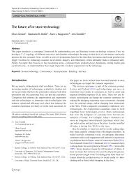 Studying for your cma certification is hard enough, so let's take one. Pdf The Future Of In Store Technology