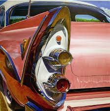 Vic Vicini Car Painting Truck Art Antique Cars