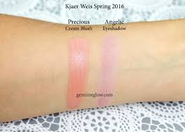 With any kjaer weis purchase receive a kjaer weis reset/restore duo skincare sampler! Kjaer Weis Precious Cream Blush And Angelic Eyeshadow