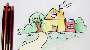 Explore thousands of inspiring classes for creative and curious people. How To Draw House In Forest Learn How To Draw House With Tree Kids Channel Social Useful Stuff Handy Tips