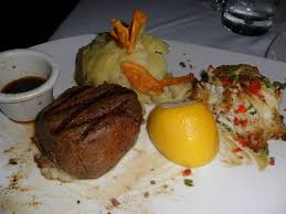 Filet Mignon And Crab Cake At The Chart House In Tampa