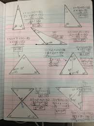 Teaching In Special Education Angle Sum Theorem Teaching Geometry High School Math Triangle Math