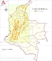 Mapas de colombia para colorear, mapa político, mapa regiones naturales, mapa de colombia con las capitales. Mapa Zonas Cafeteras En Colombia Download Scientific Diagram
