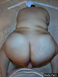 Porn image of doggystyle gay chubby shiny skin curly hair pov thighs  created by AI
