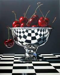 Beba Kron Pinturas De Bodegones Cerezas Pinturas Contemporaneas