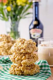 Beat in a low speed until just incorporated and moist. Irish Cream No Bake Cookies Sugar And Soul