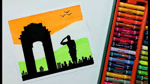 Independence Day Drawing For Beginners With Oil Pastels Youtube Then use orange (or yellow) to smooth. independence day drawing for beginners with oil pastels