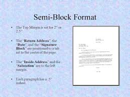 This is a very important format of business letter that is applied by most of the corporate houses. Ms Word And Business Letters Parts Of A Letter Ppt Download