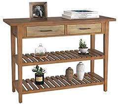 Amazon Com Homecho Rustic Console Sofa Table Accent Entryway Hallway Table With Drawers S Rustic Console Tables Rustic Consoles Entryway Table With Storage