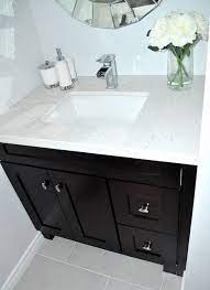Maybe you would like to learn more about one of these? Painting The Powder Room Vanity Dark Brown Or Black Description From Pinterest Com I Search Powder Room Vanity Trendy Bathroom Diy Bathroom Vanity