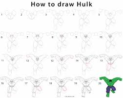 How to draw chibi hulk | cute chibi superheroes. How To Draw Hulk Step By Step Pictures
