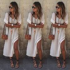 Hippie Boho Womens Summer Evening Cocktail Party Beach Long Maxi Dress S M L Xl Beach Boho Cockta Fashion Clothes Women Clothes For Women Maxi Dress Cotton